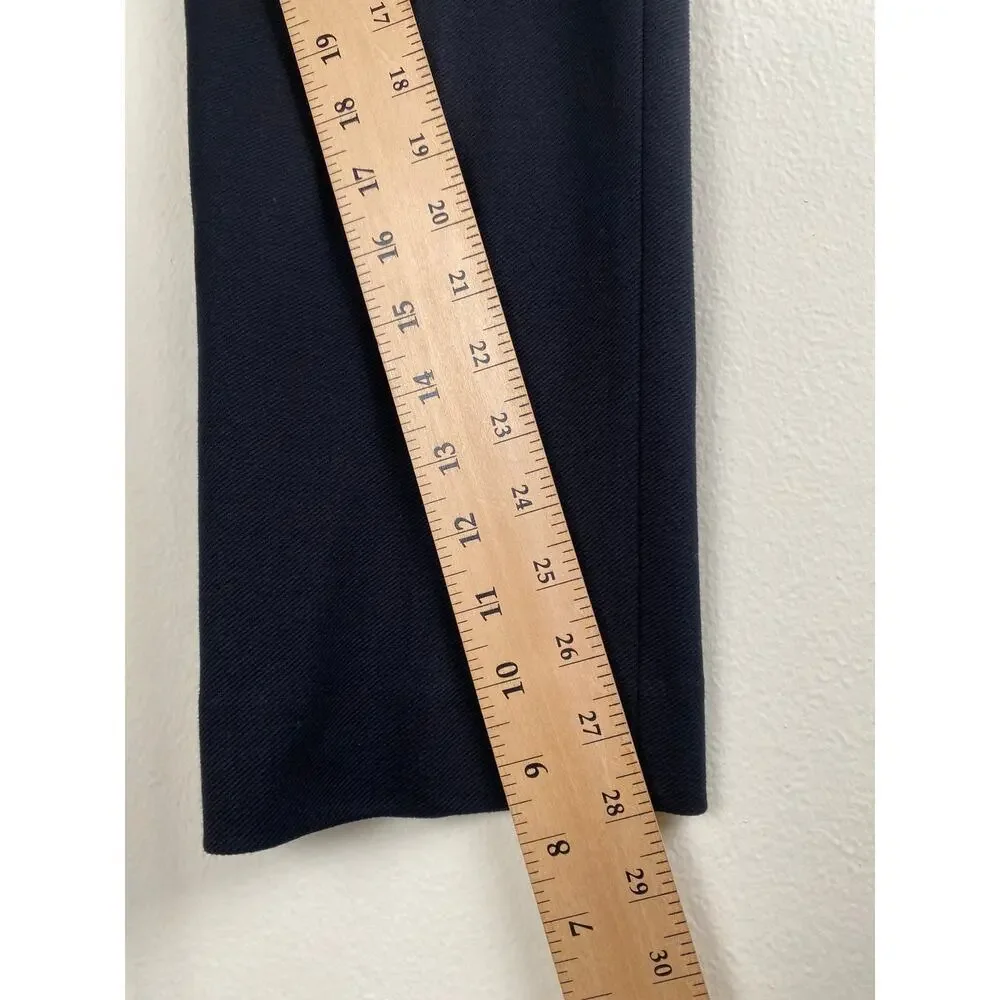 J.Crew Going Out Slim Pant Stretch Twill Black Size 8 NWT